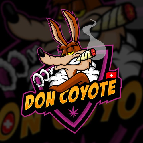 Weed logo with the title 'DON COYOTE'
