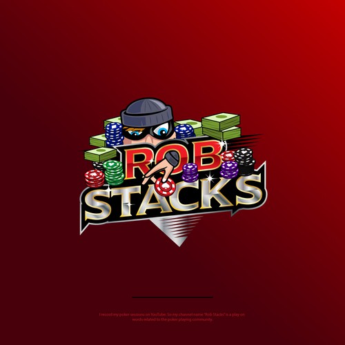 Chip design with the title 'Rob Stacks Logo'