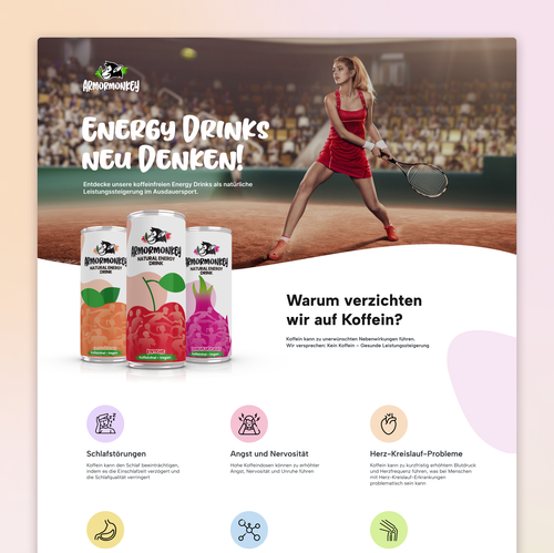 Ecommerce design with the title 'ArmorMonkey WordPress design | eCommerce | Shopify'