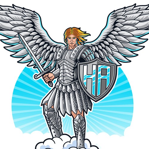 Armor design with the title 'Heaven's Army'