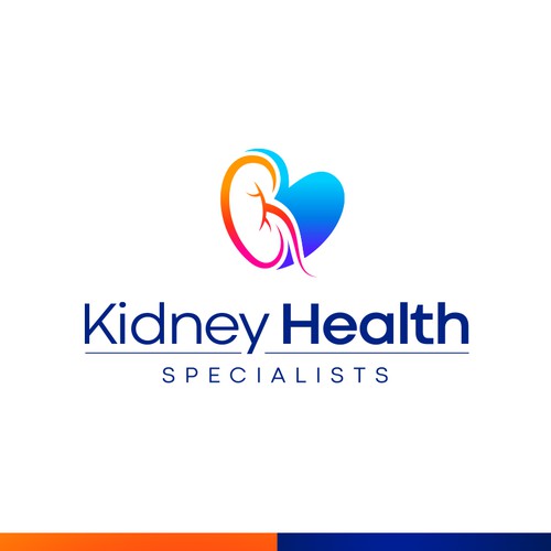 Doctor brand with the title 'Kidney and Health medical service logo'