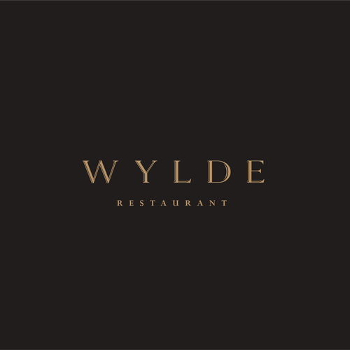 Best adobe fonts logo with the title 'restaurant wordmark'