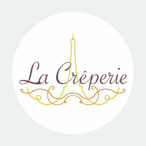 Paris logo with the title 'La Creperie.'