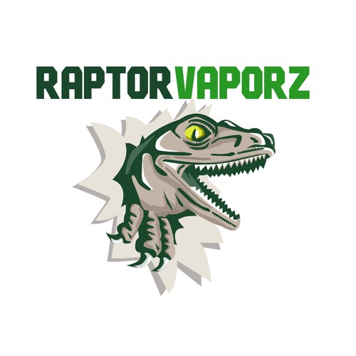 Raptor design with the title 'Raptor Vaporz'