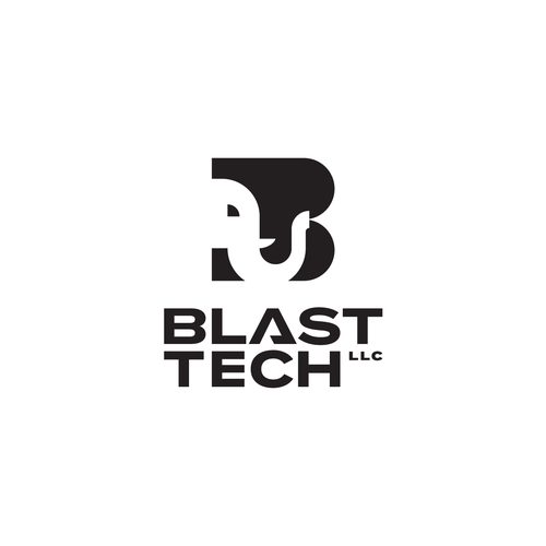 Boom logo with the title 'Logo Design for Blast Tech LLC'