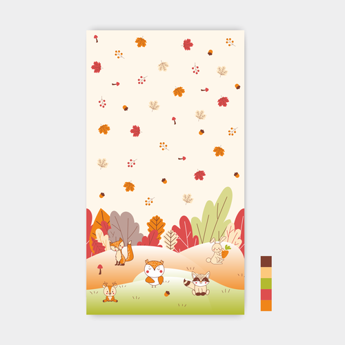 Baby artwork with the title 'Illustration for baby Products'