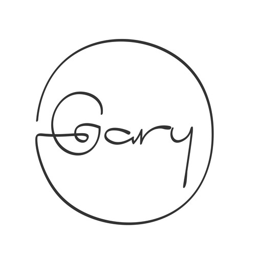 Handwritten brand with the title 'Hand-written logo concept'