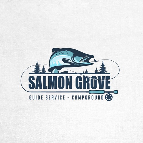 fly fishing reel logo