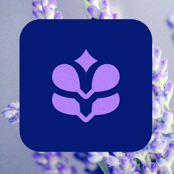 Lavender design with the title 'lavender'