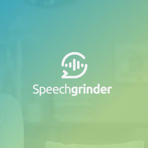 Voice over logo with the title 'Speechgrinder'