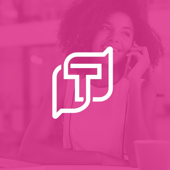 Bubble logo with the title 'Logo design concept for TERRATOLK'