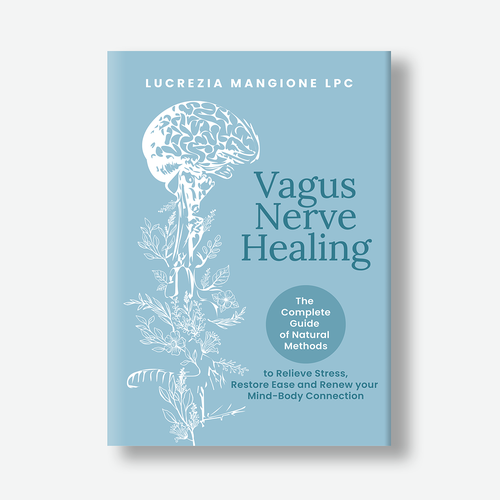 Flower book cover with the title 'Vagus Nerve Healing'