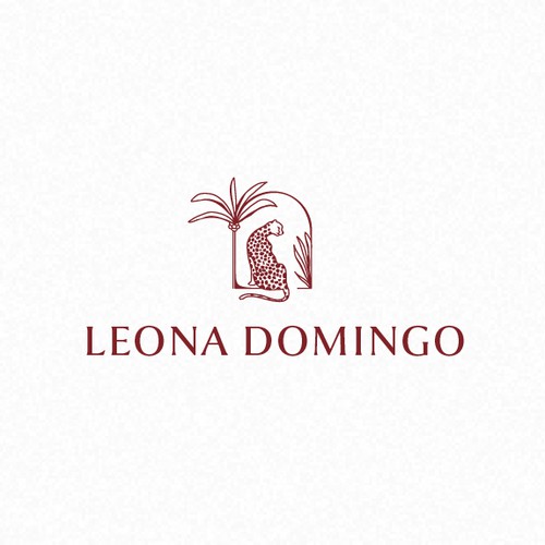 Design with the title 'Leona Domingo'