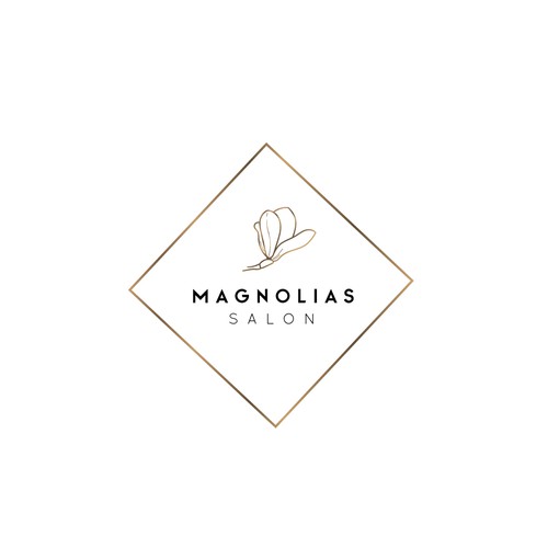 Vector logo with the title 'Modern and industrial salon looking for a touch of elegance'