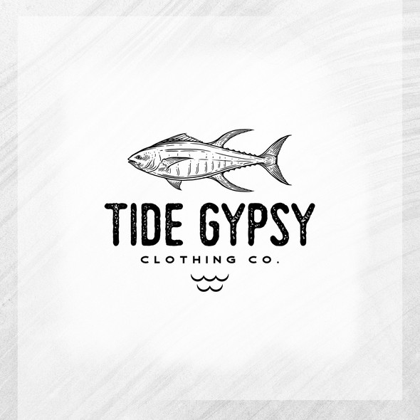 Tuna design with the title 'Tide Gypsy'