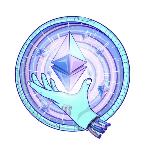 Creative t-shirt with the title 'Ethereum inspired t-shirt '