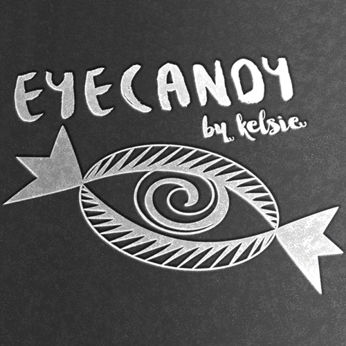 Embossed logo with the title 'Eyecandy beauty'
