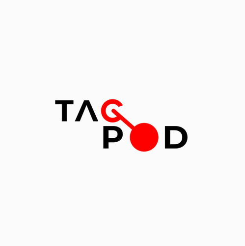 Gym brand with the title 'Tag Pod gym logo'