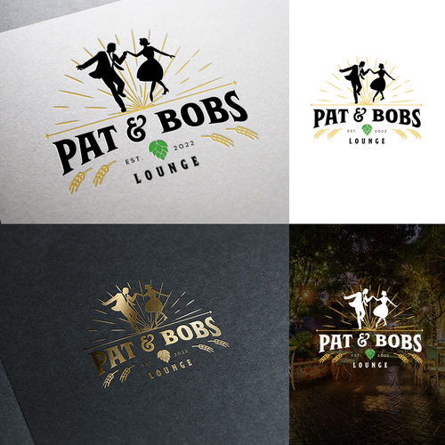 Lounge design with the title 'Logo for Rooftop Lounge '