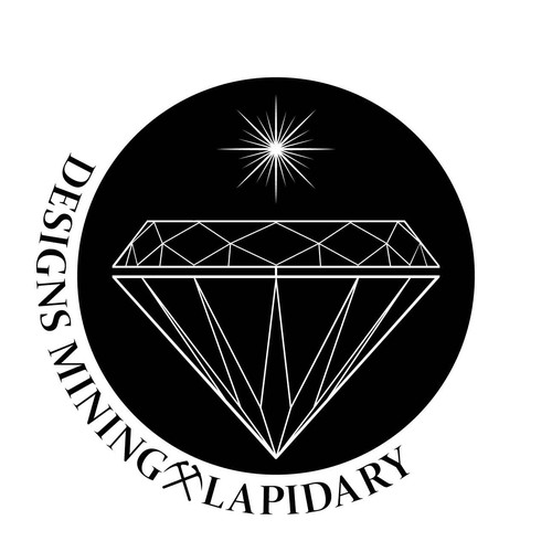 Header design with the title 'Designs Mining & Lapidary'