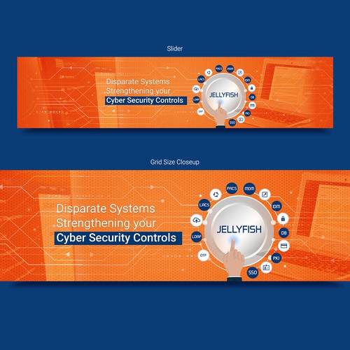 Cyber design with the title 'Cyber Security Controls'