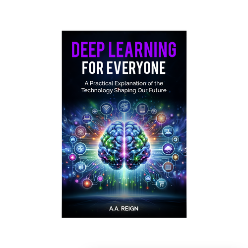 Science book cover with the title 'Deep Learning for everyone'