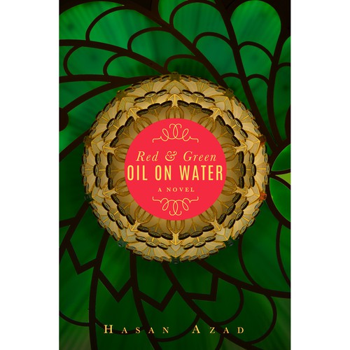 Green book cover with the title 'Book Cover: Novel'