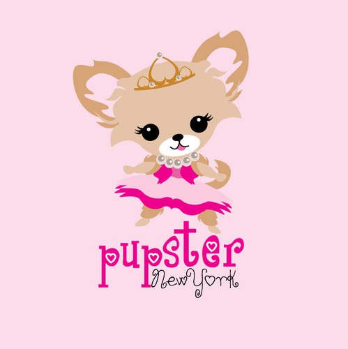 Childish logo with the title 'Pupster New York'