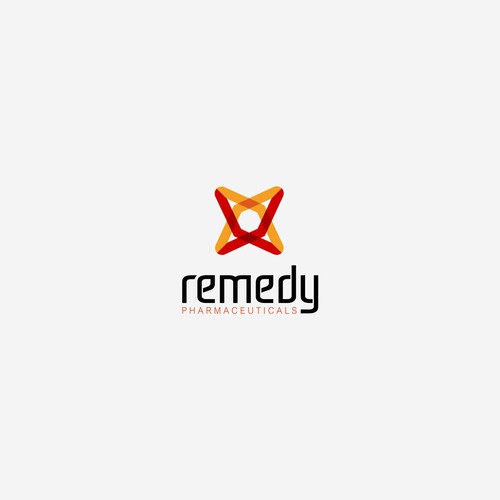 Pharmacy logo with the title 'Simple Geometric logo style'