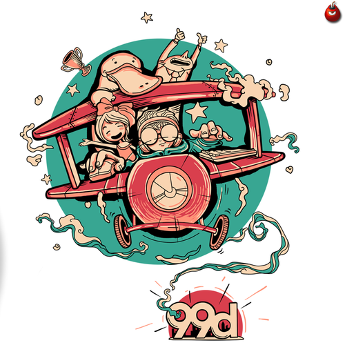 Community design with the title '99designs community tshirt print design'