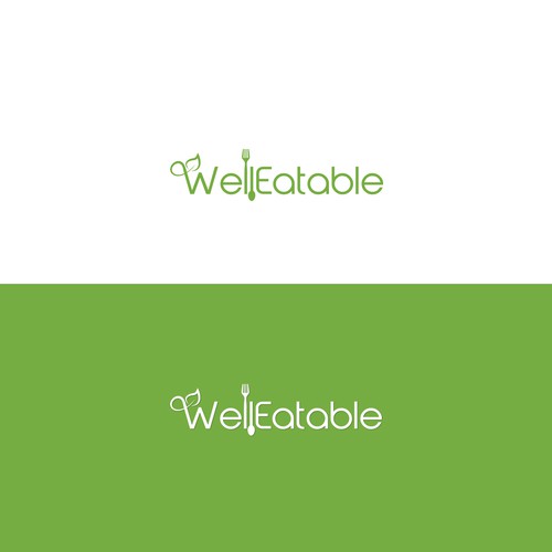 Vegetarian logo with the title 'Welleatable'