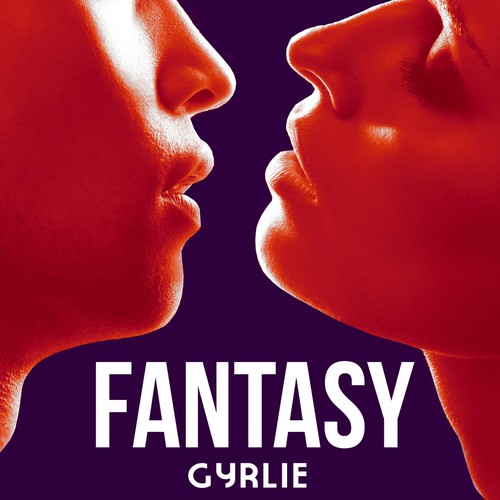 Project design with the title 'Fantasy by Gyrlie - Album Cover Design'