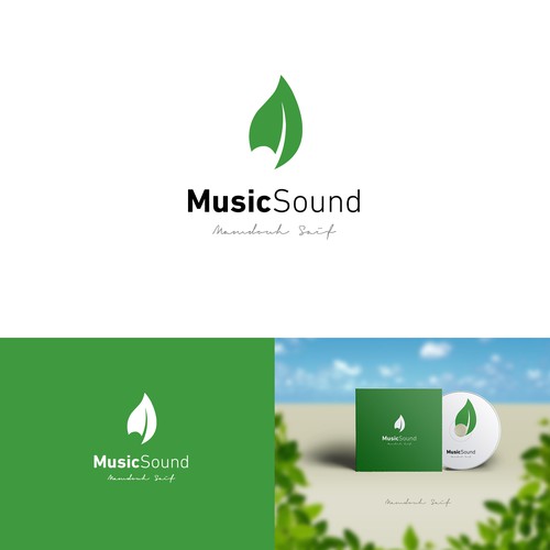 Middle East design with the title 'Music company logo'