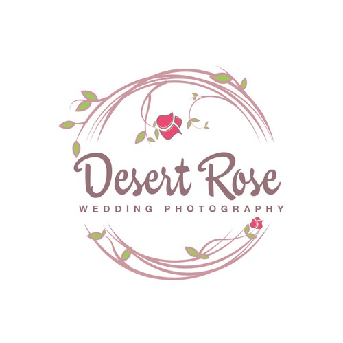 Photography brand with the title 'Desert Rose'