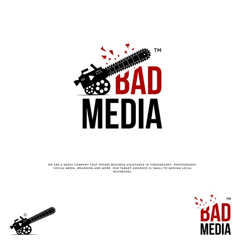 Video logo with the title 'Bad Media'