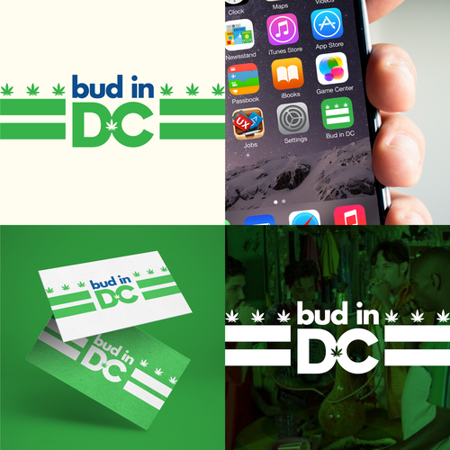 Washington DC logo with the title 'Logo concept for Bud in DC'