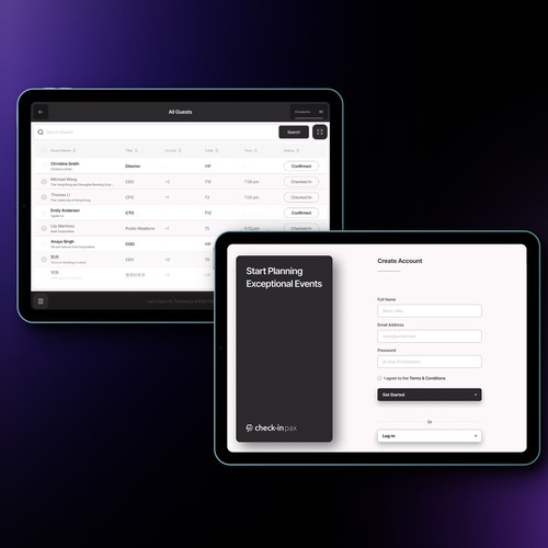 Design with the title 'MVP app design'