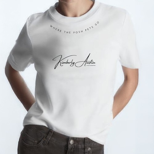 Elegant t-shirt with the title 'Stylish Signature T-Shirt (This Design Is Available For Sale) '