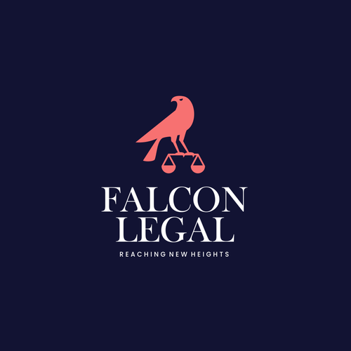 Brand logo with the title 'Falcon Legal'