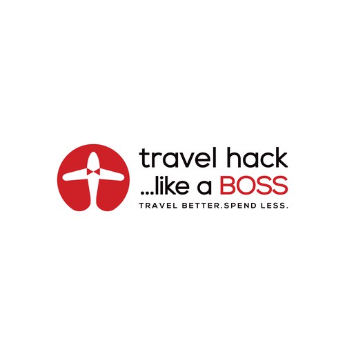 Traveler logo with the title 'clean and clever logo for travel service  '