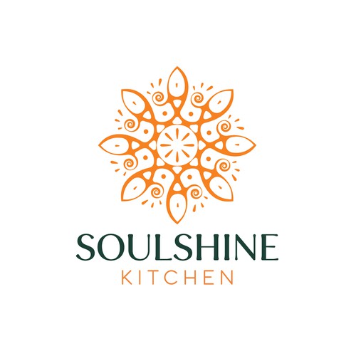 Soul design with the title 'Premium Provisions Kitchen & Market Mandala Logo'