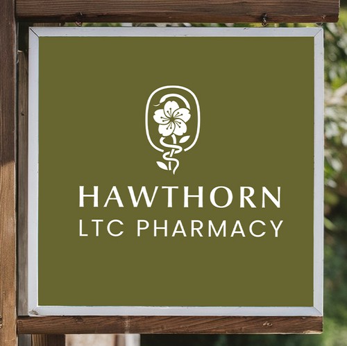 Capsule pharmacy logo with the title 'Hawthorn LTC Pharmacy'