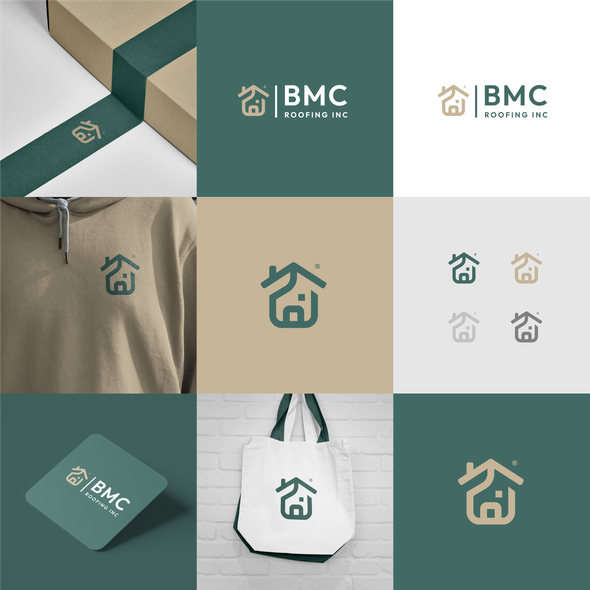 Rooftop logo with the title 'BMC Roofing Inc'