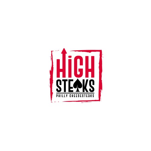 Gourmet logo with the title 'High Steaks'