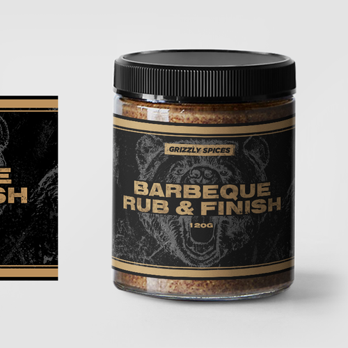 Sauce label with the title 'Spice Packaging Label'