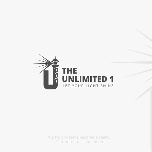 Ray logo with the title 'Logo for a new movement "The Unlimited 1"'