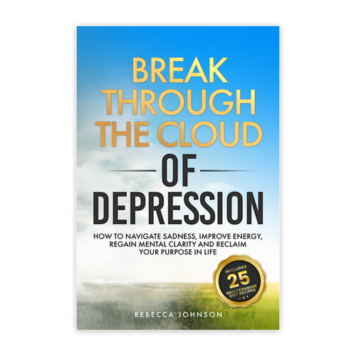 Book cover with the title 'Breakthrough the Cloud of Depression'