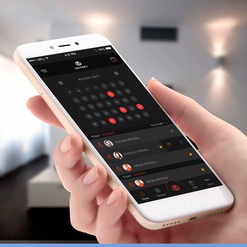 Calendar design with the title 'Calendar Applicatiom'