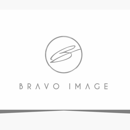 Image design with the title 'BRAVO IMAGE needs a snazzy new logo to get all the hip & classy photo clients!'