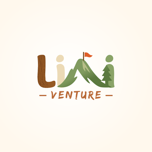 Venture logo with the title 'bold logo lini'